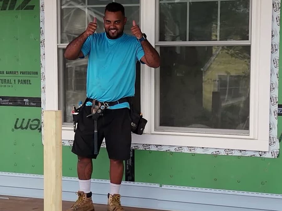 Window Trim — Windows trimmed and flashed.